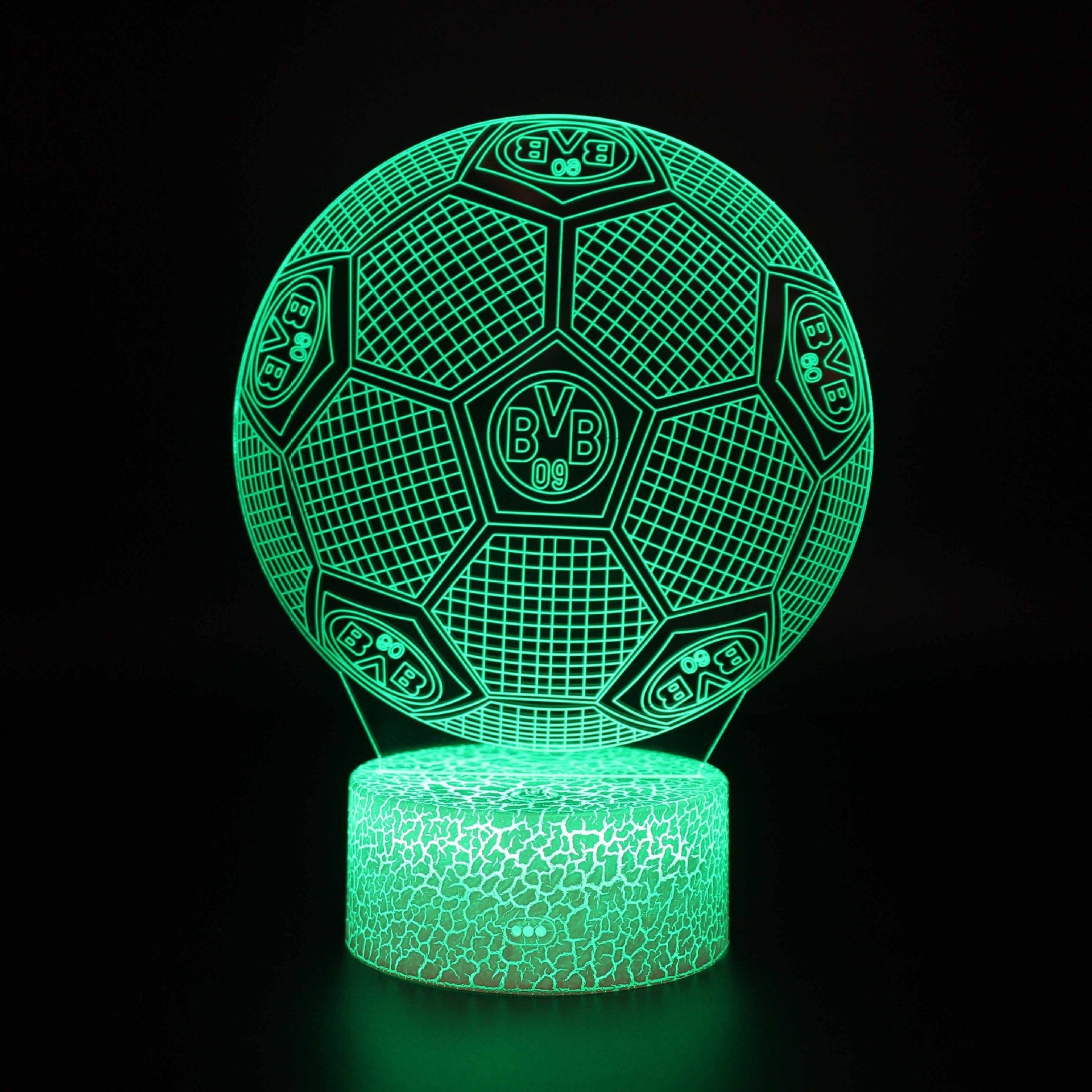 Football 3D Illusion LED Lamp - Night Light - for the Bedroom
