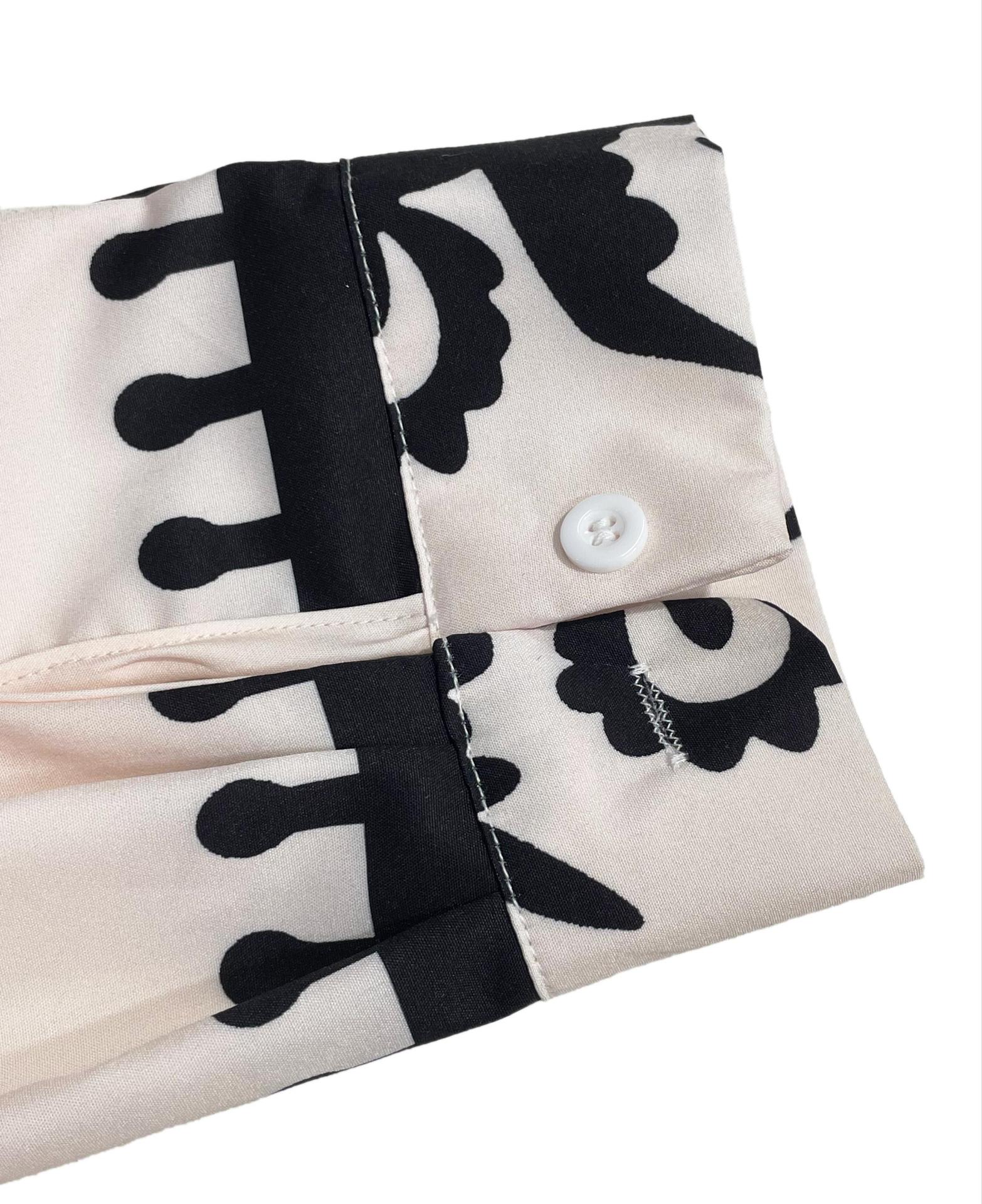 Monochrome Heritage – Belted Maxi Dress