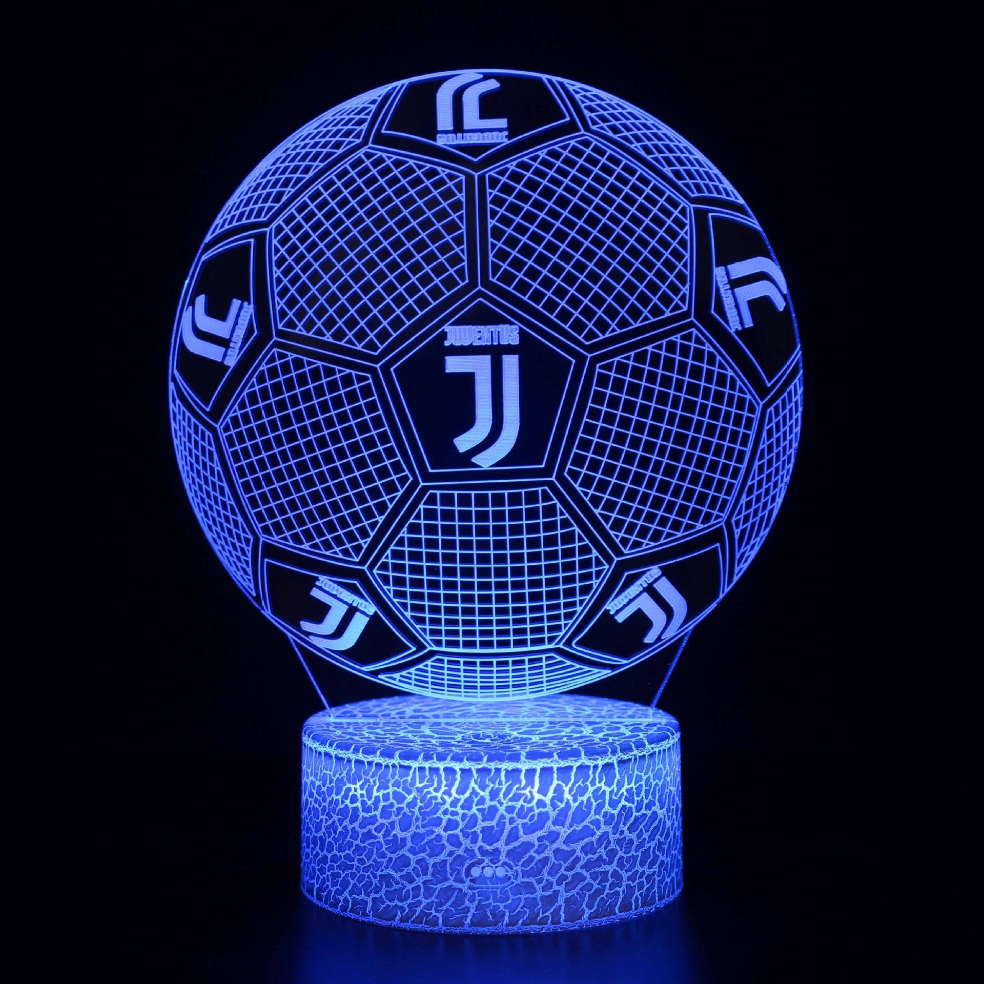 Football 3D Illusion LED Lamp - Night Light - for the Bedroom