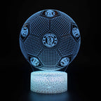 Football 3D Illusion LED Lamp - Night Light - for the Bedroom