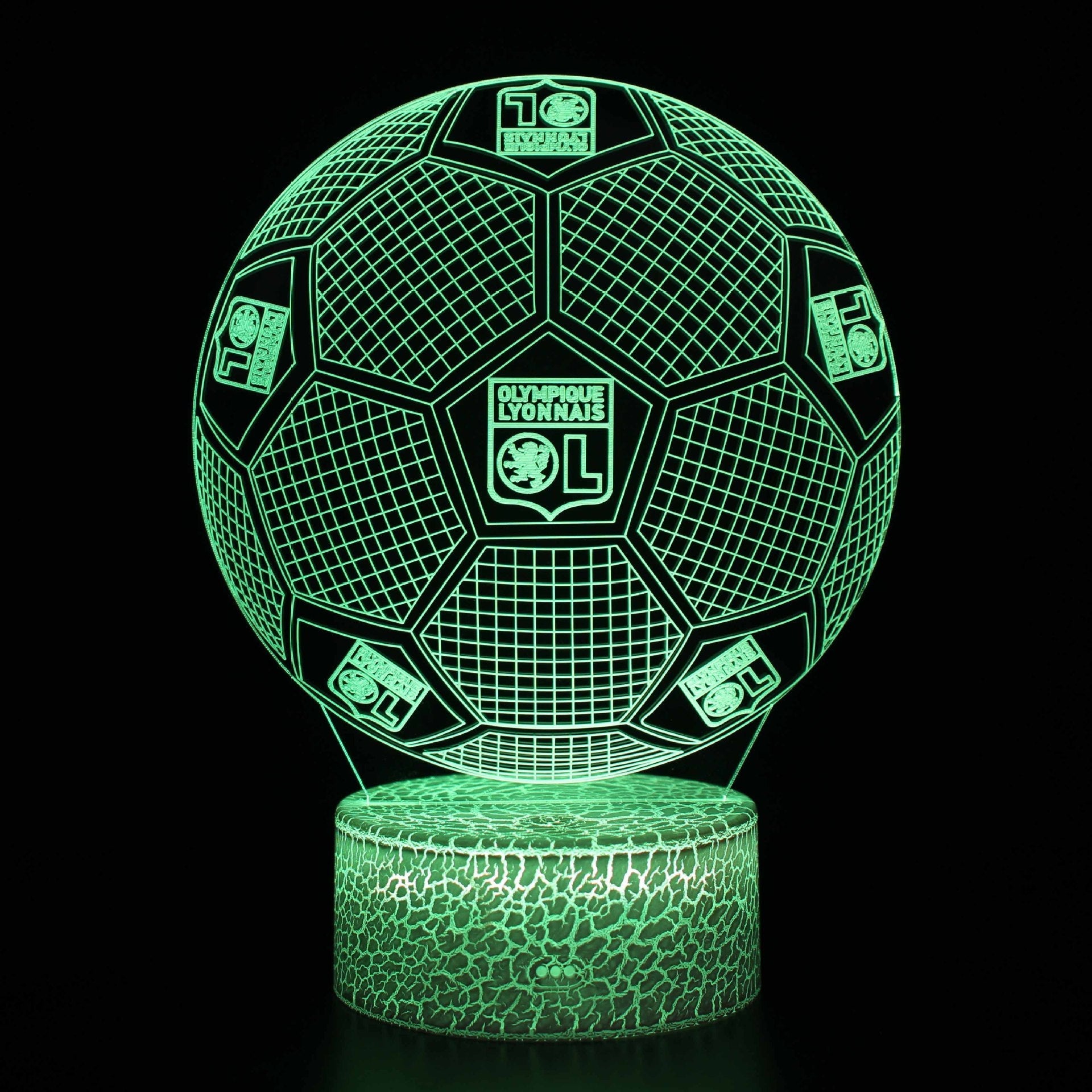 Football 3D Illusion LED Lamp - Night Light - for the Bedroom