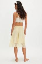Tedi Lace – Satin Culotte Shorts