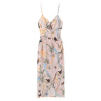 Aero Tropical – Floral Wrap Midi Dress