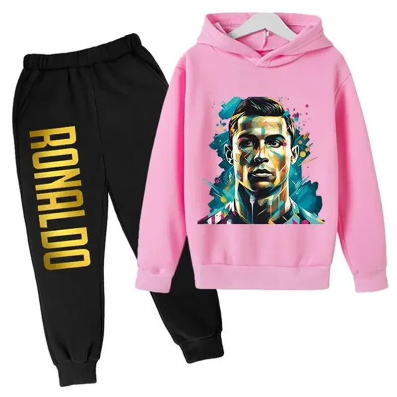 Cristiano Ronaldo Kids Football Tracksuit - Soft