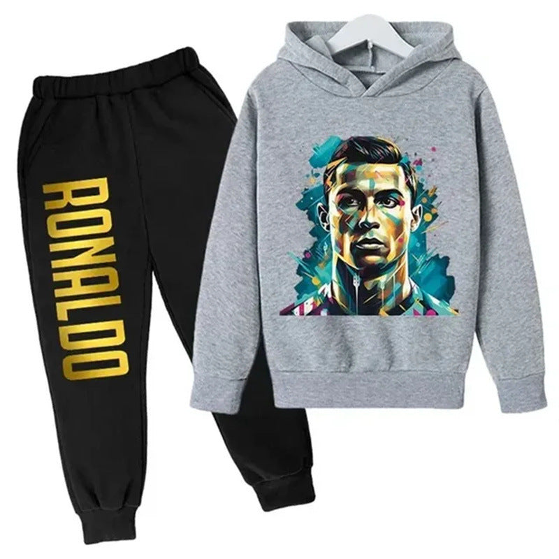 Cristiano Ronaldo Kids Football Tracksuit - Comfy