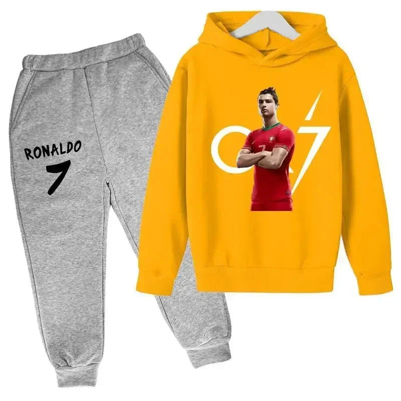 Cristiano Ronaldo Kids Football Tracksuit - Trendy