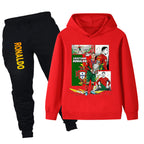Cristiano Ronaldo Kids Football Tracksuit - Portugal - Soft