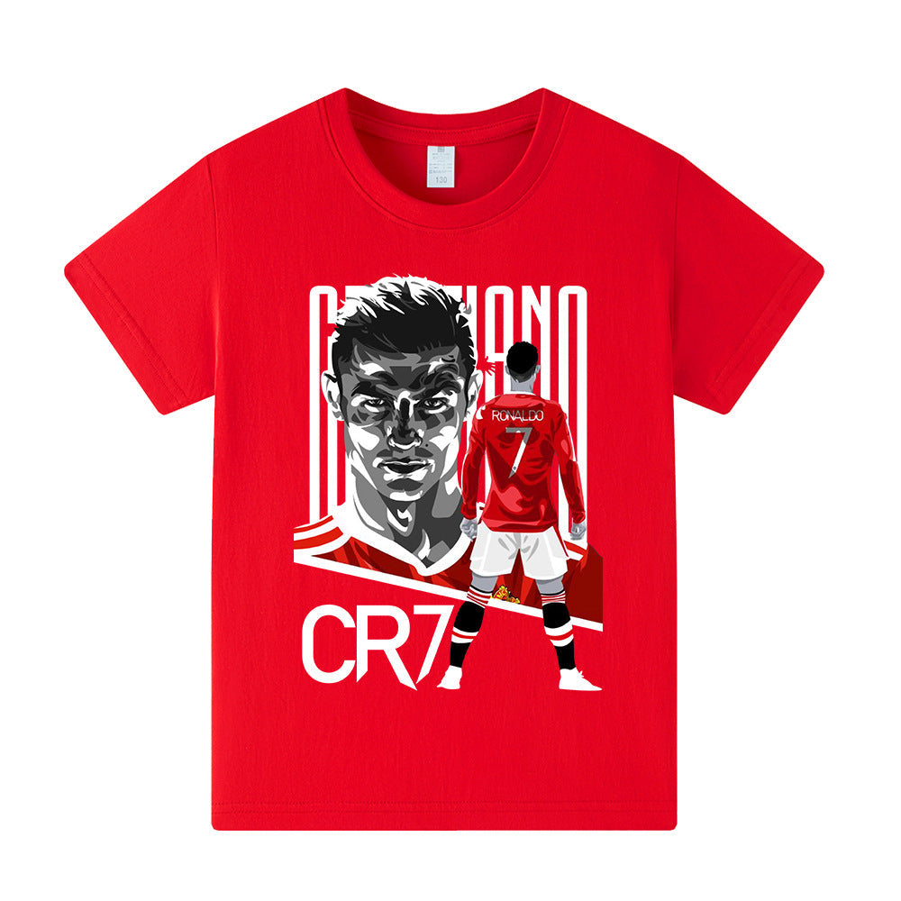 Cristiano Ronaldo Kids Football T-Shirt - Manchester United