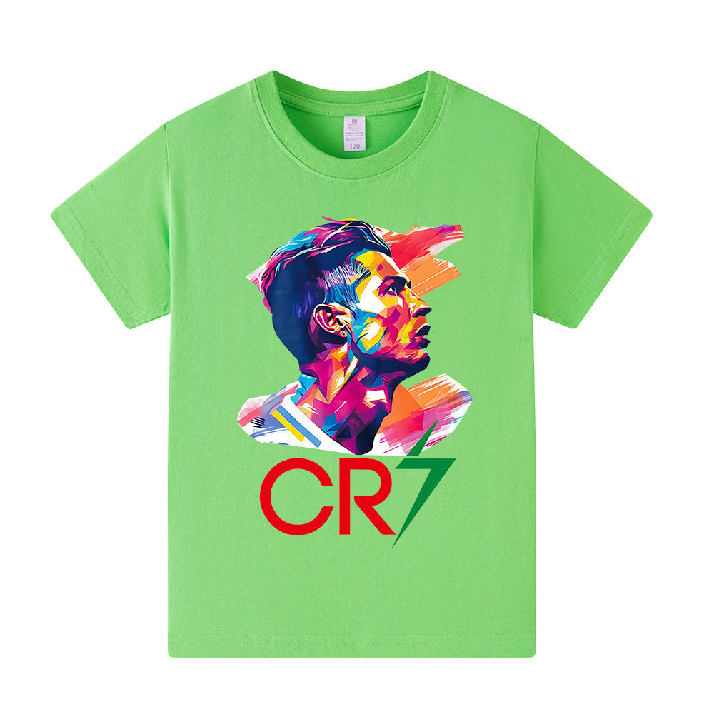 Cristiano Ronaldo Kids Football T-Shirt - Comfy