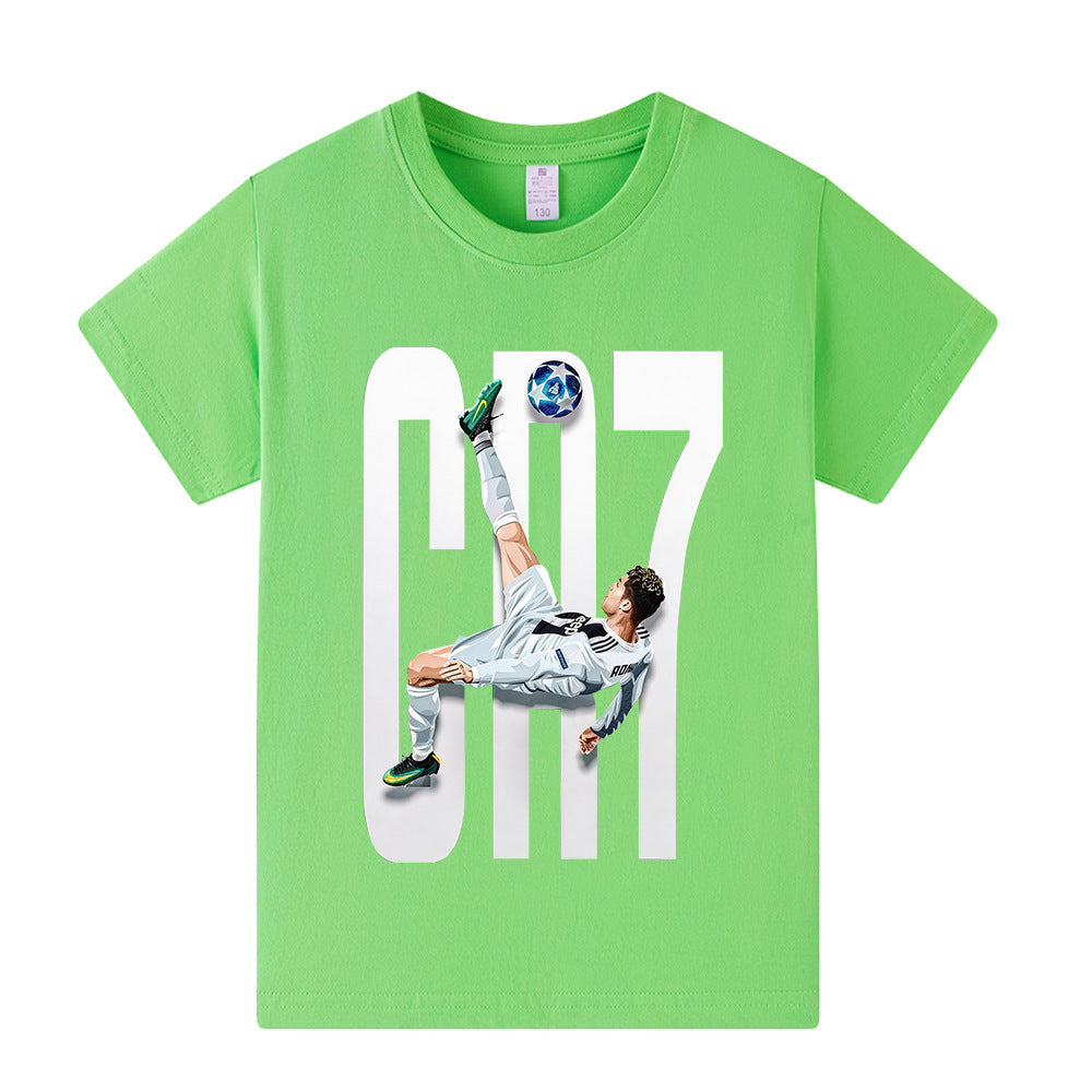 Ronaldo Kids Football T-Shirt - Lightweight