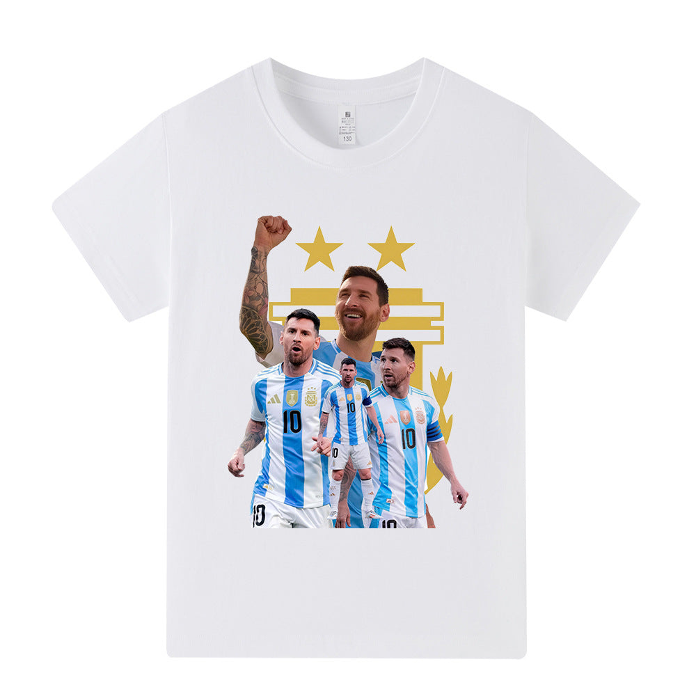 Messi Kids Football T-Shirt - Sporty