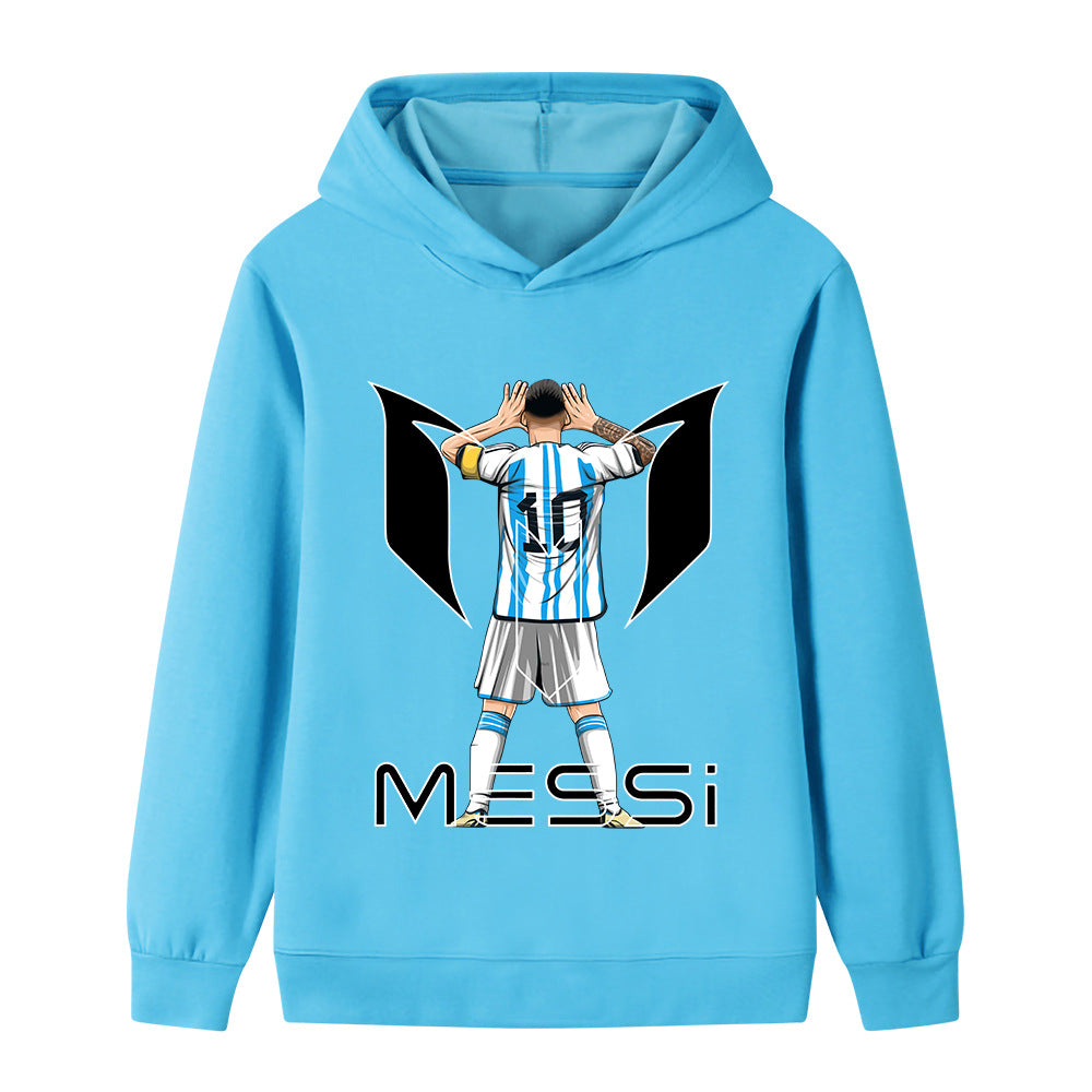 Lionel Messi Kids Football Hoodie - Cool Design