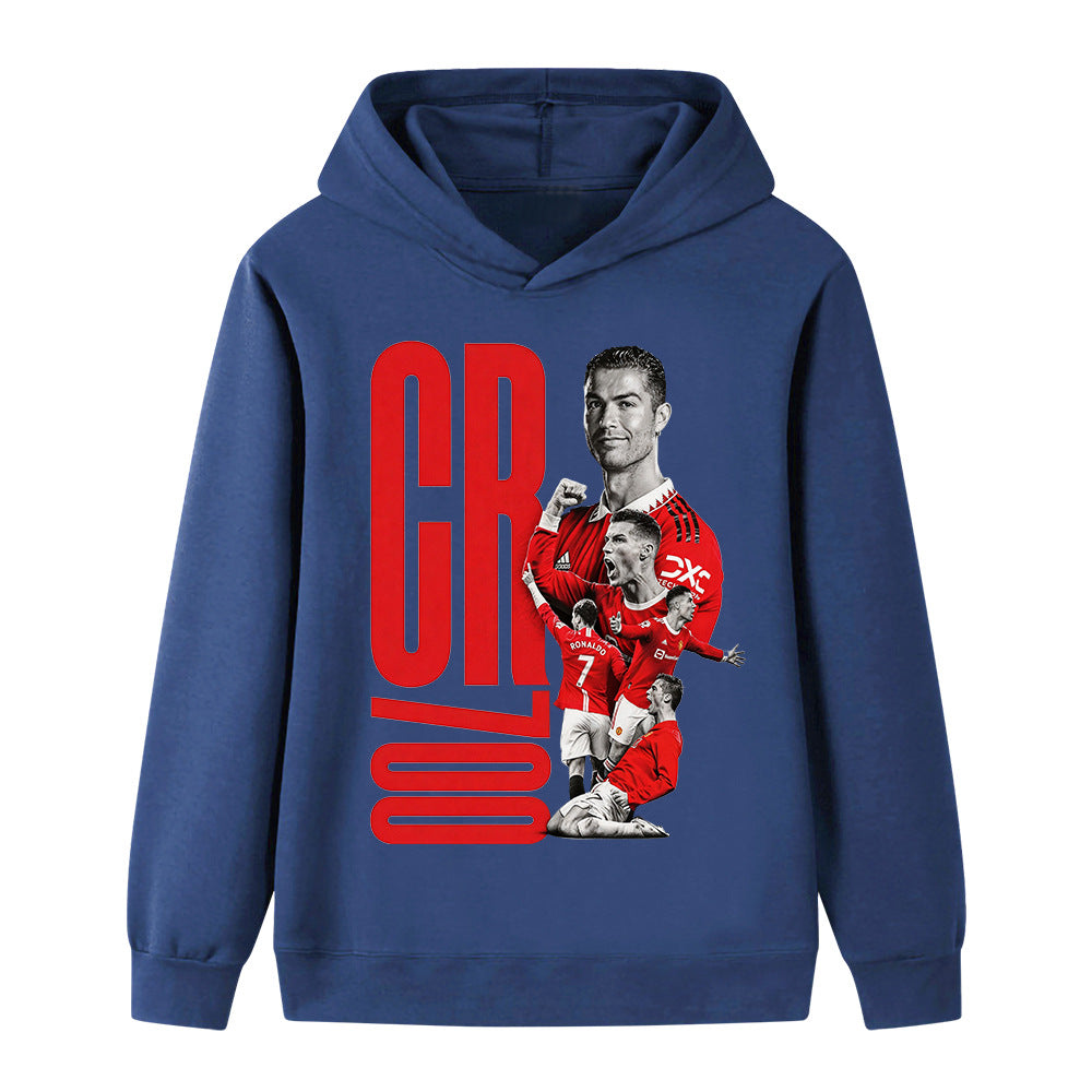 Cristiano Ronaldo Kids Football Hoodie - Manchester United - Sporty