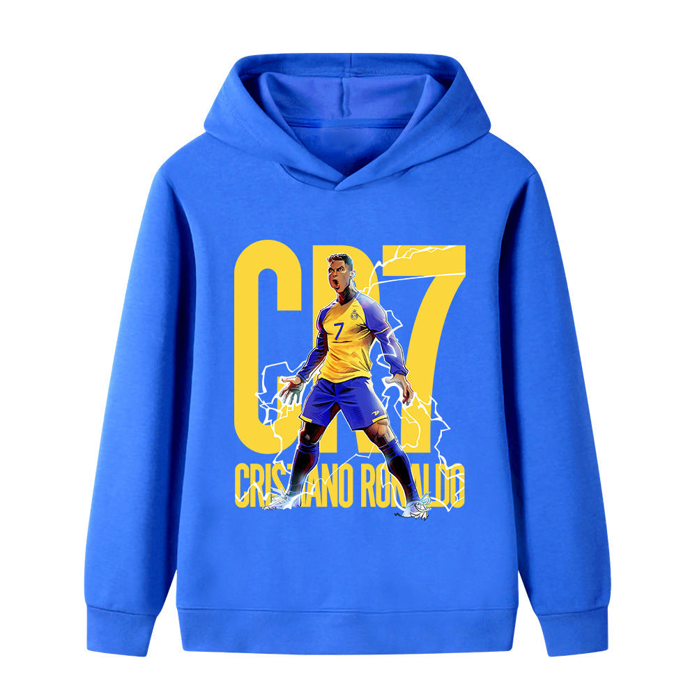 Ronaldo Kids Football Hoodie - Al Nassr