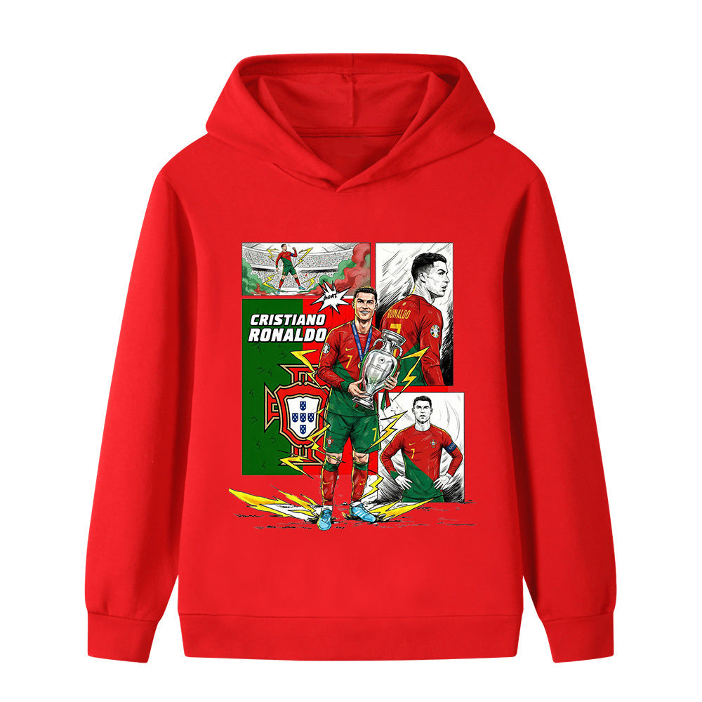 Cristiano Ronaldo Kids Football Hoodie - Portugal - Sporty