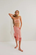 Tedi Lace – Satin Culotte Shorts