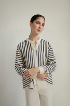 Monogram Silk – Scarf-Print Blouse