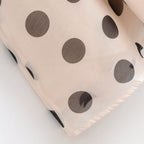 Retro Radiance – Polka Dot Organza Midi Dress