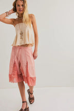 Tedi Lace – Satin Culotte Shorts