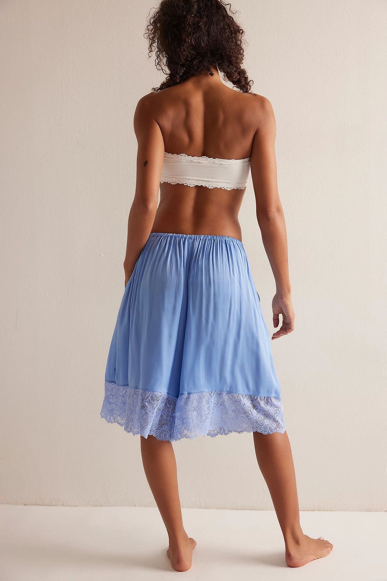 Tedi Lace – Satin Culotte Shorts