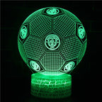 Football 3D Illusion LED Lamp - Night Light - Mood Light