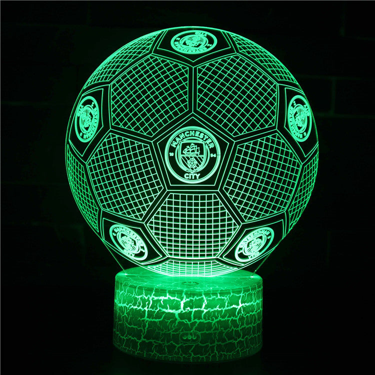 Football 3D Illusion LED Lamp - Night Light - Mood Light