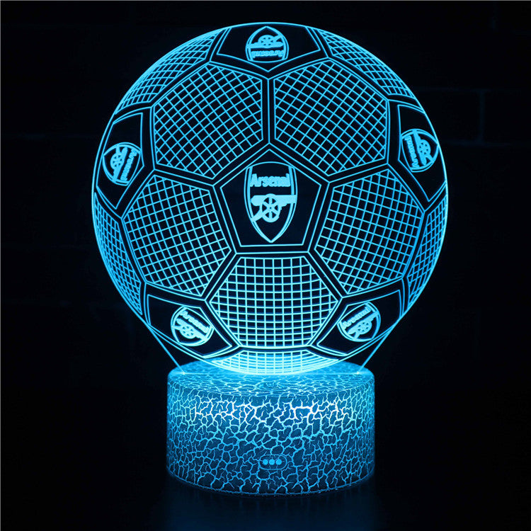 Football 3D Illusion LED Lamp - Night Light - Mood Light