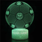 Football 3D Illusion LED Lamp - Night Light - Mood Light