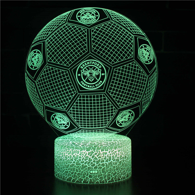 Football 3D Illusion LED Lamp - Night Light - Mood Light