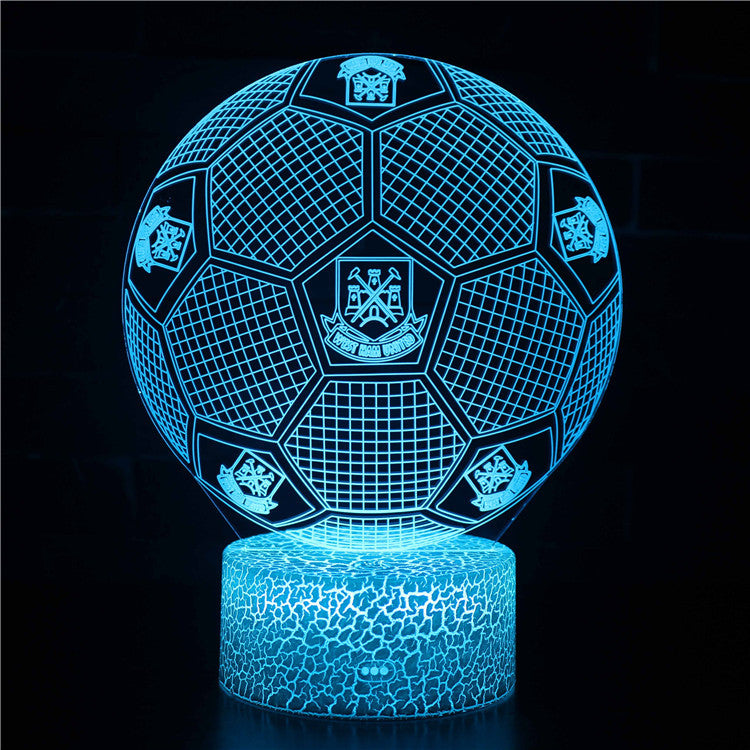 Football 3D Illusion LED Lamp - Night Light - Mood Light