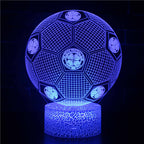 Football 3D Illusion LED Lamp - Night Light - Mood Light