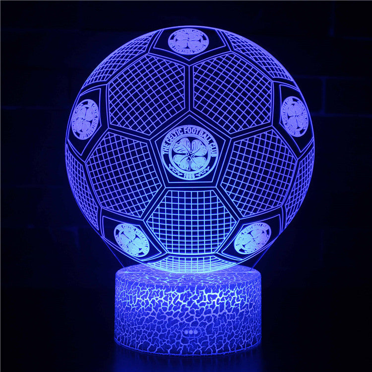 Football 3D Illusion LED Lamp - Night Light - Mood Light