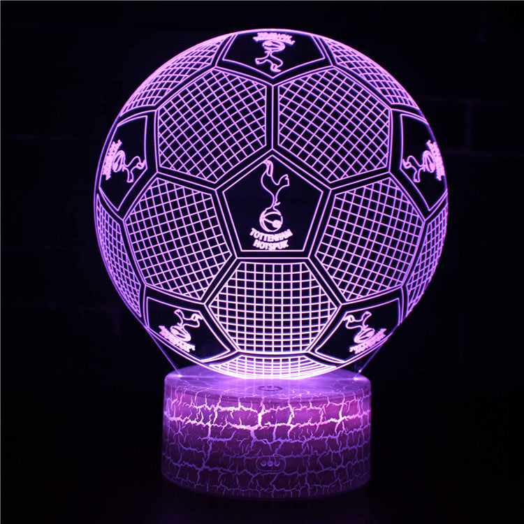 Football 3D Illusion LED Lamp - Night Light - Mood Light