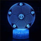 Football 3D Illusion LED Lamp - Night Light - Mood Light