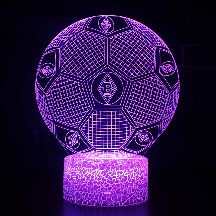 Football 3D Illusion LED Lamp - Night Light - Mood Light