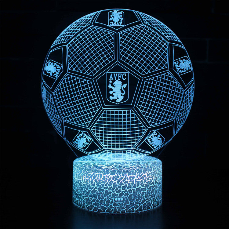Football 3D Illusion LED Lamp - Night Light - Mood Light