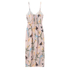Aero Tropical – Floral Wrap Midi Dress