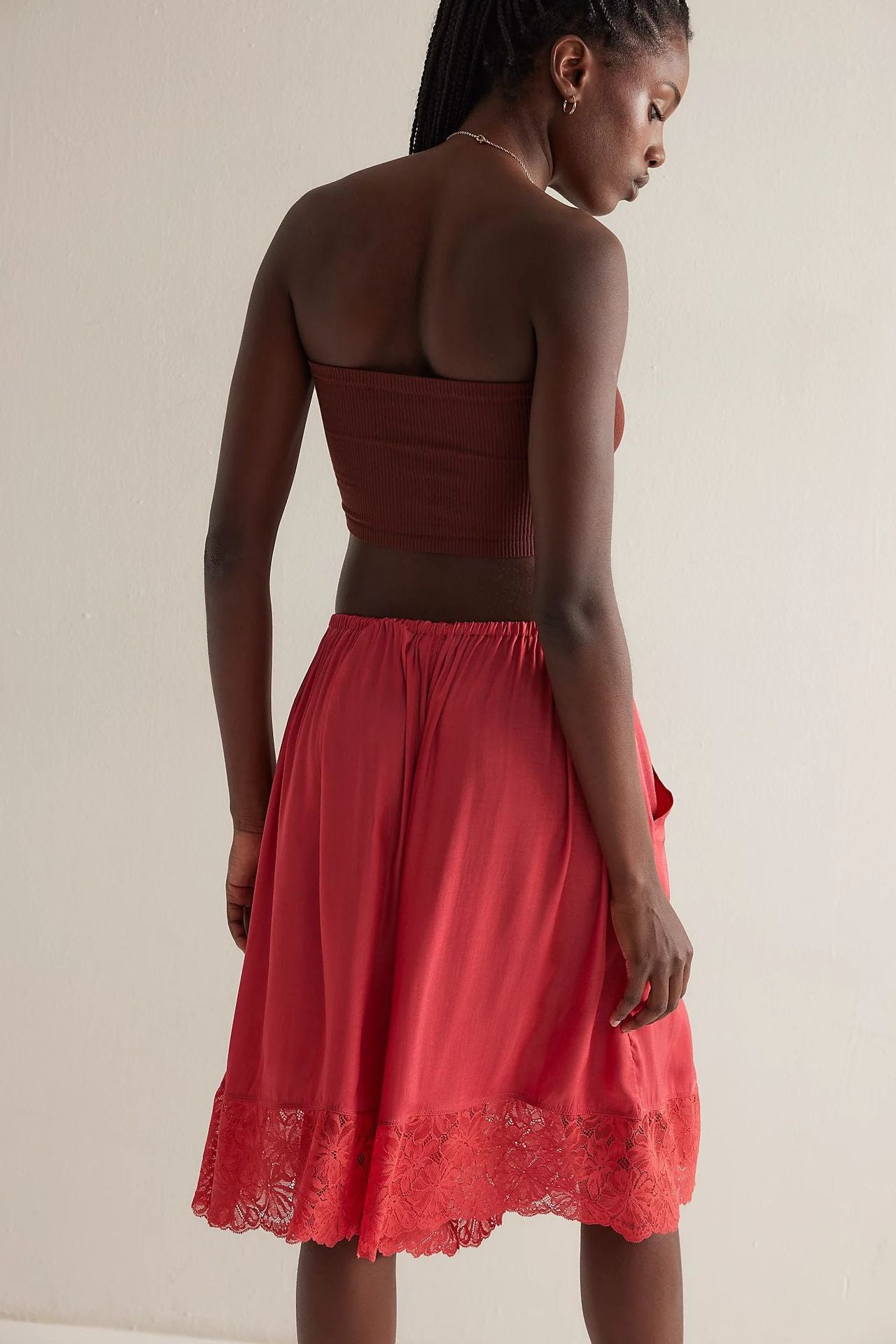 Tedi Lace – Satin Culotte Shorts