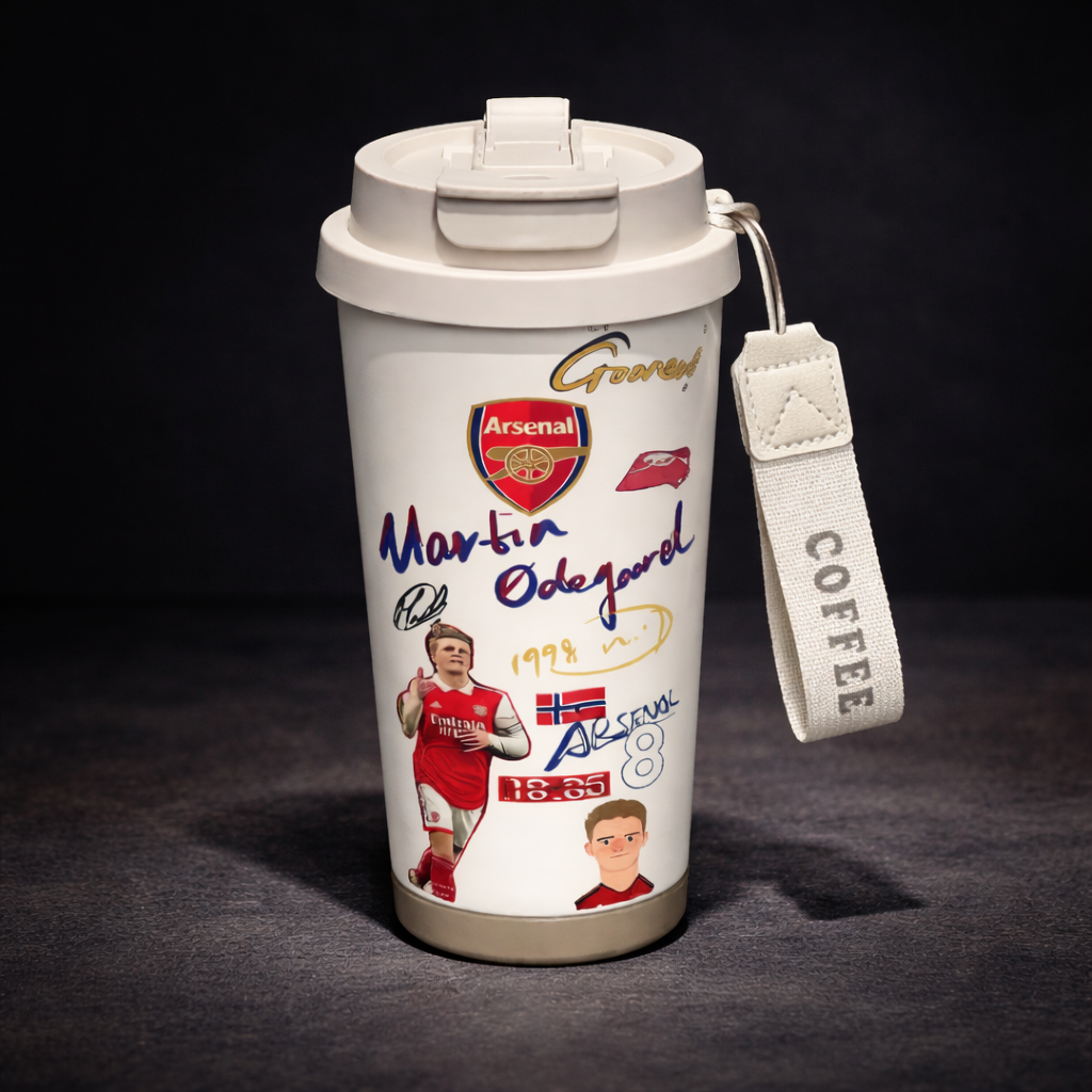 Martin Ødegaard Insulated Water Bottle - Football