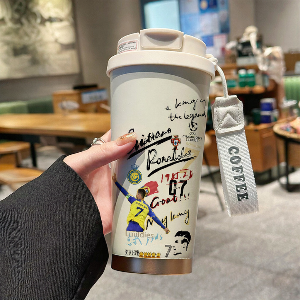 Cristiano Ronaldo Insulated Water Bottle - Hot & Cold