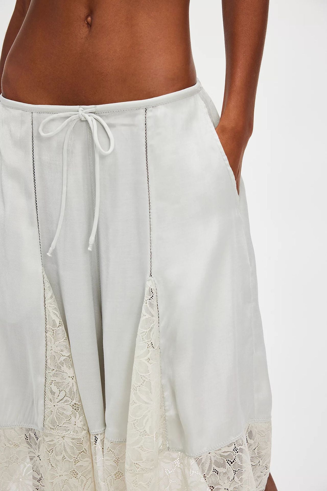 Tedi Lace – Satin Culotte Shorts