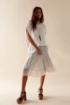 Tedi Lace – Satin Culotte Shorts