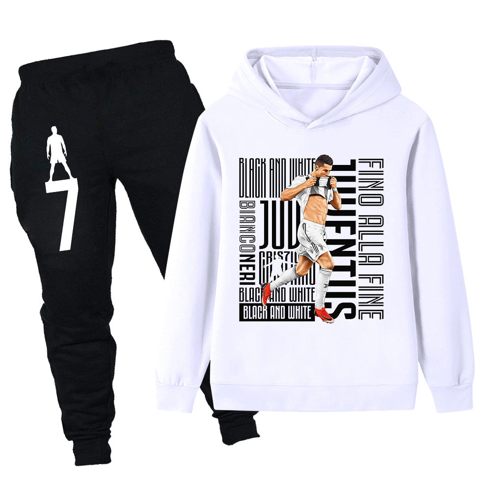 Cristiano Ronaldo Kids Football Tracksuit - Juventus