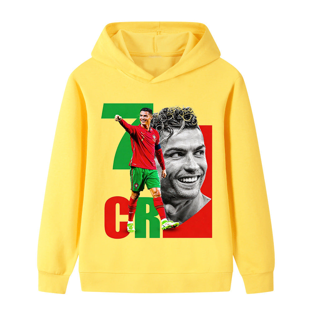 Cristiano Ronaldo Kids Football Hoodie - Portugal - Soft