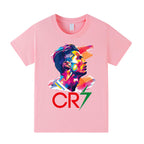 Cristiano Ronaldo Kids Football T-Shirt - Comfy