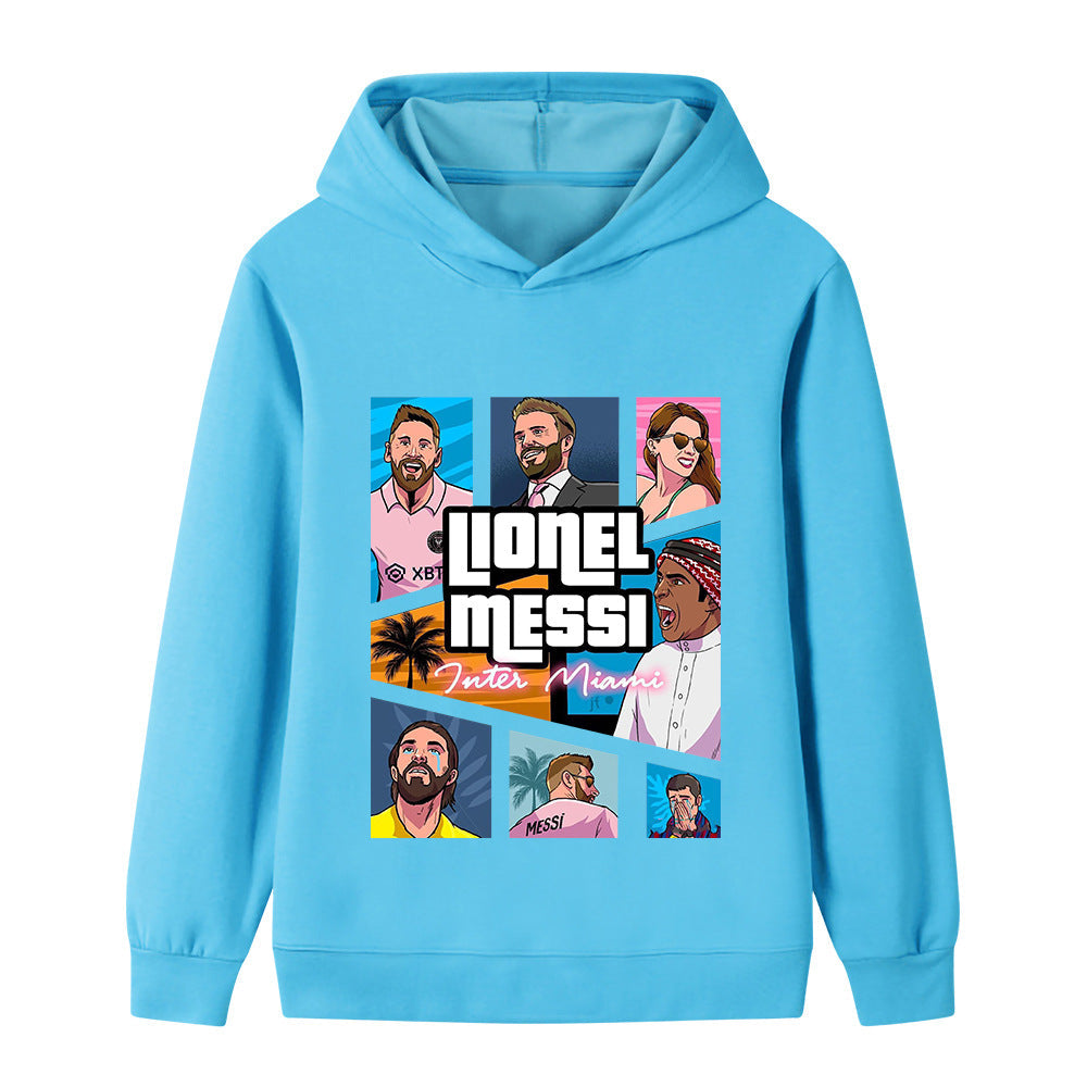 Messi Kids Football Hoodie - Sporty