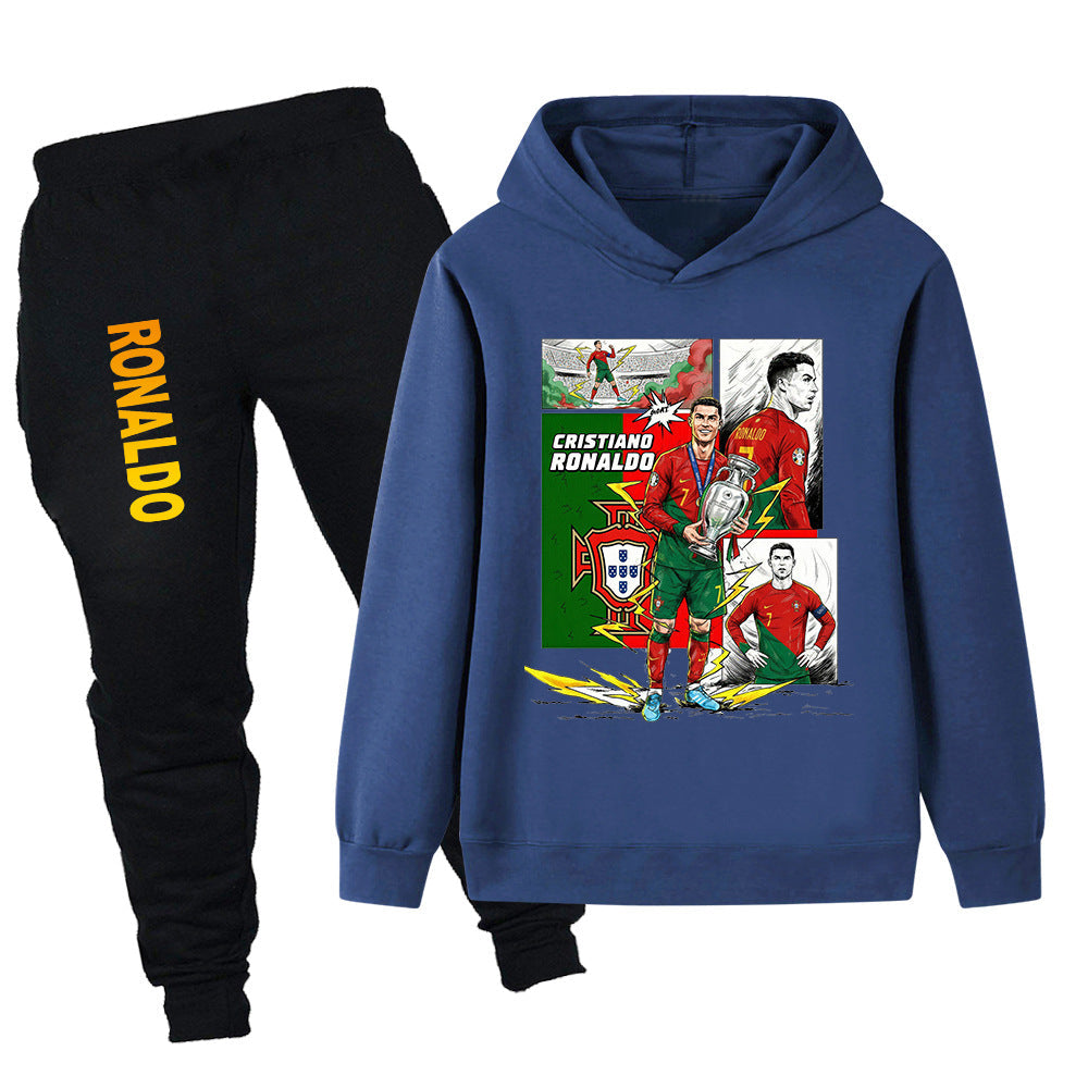 Cristiano Ronaldo Kids Football Tracksuit - Portugal - Soft