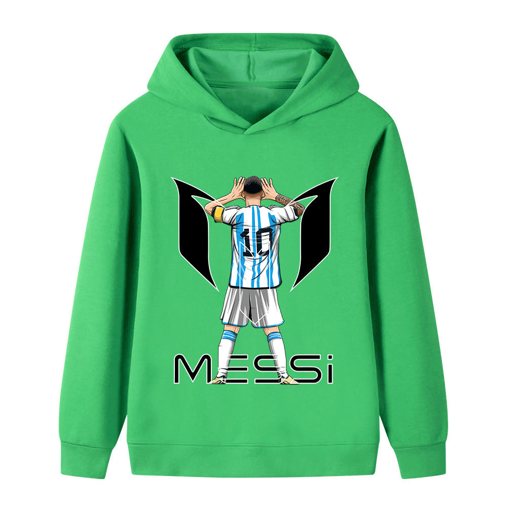 Lionel Messi Kids Football Hoodie - Cool Design