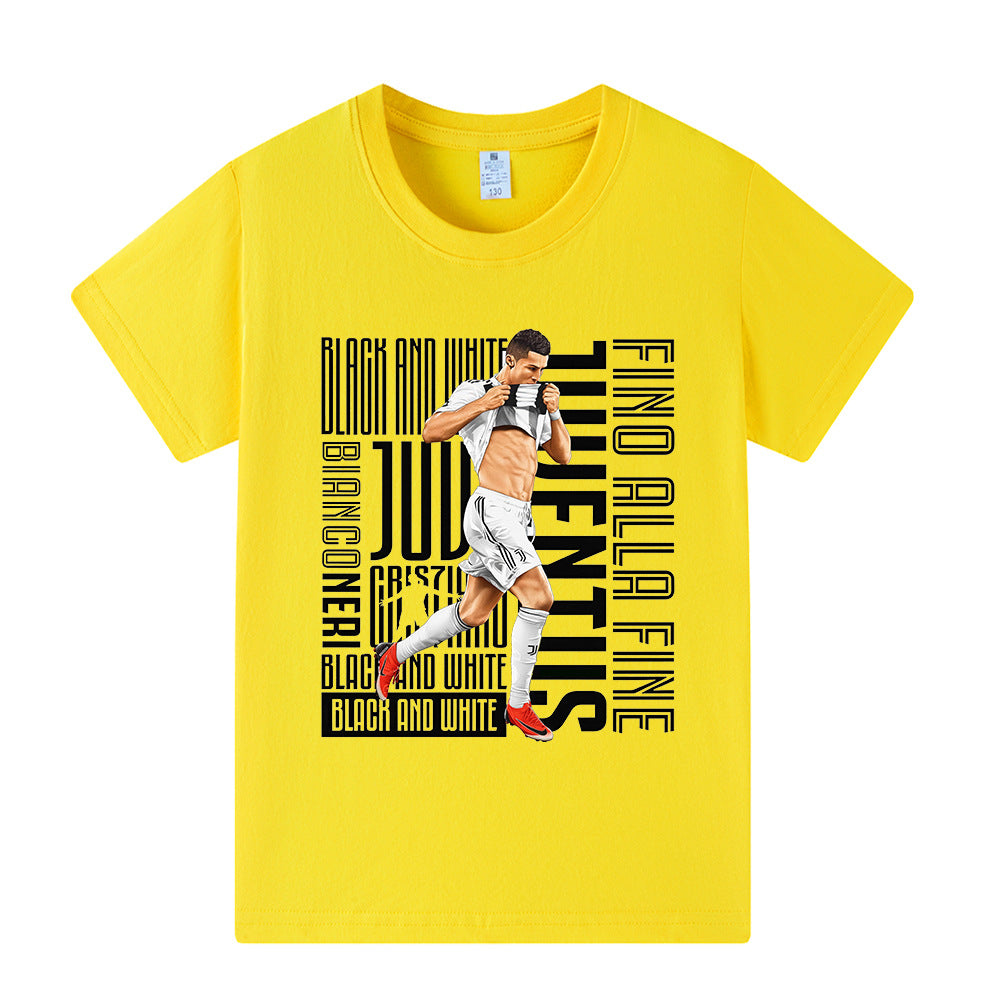 Ronaldo Kids Football T-Shirt - Juventus