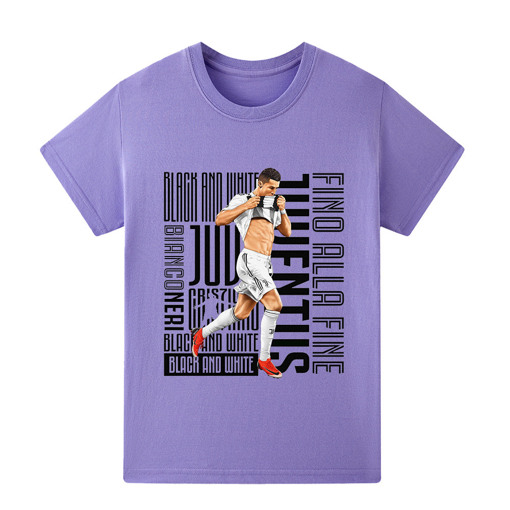 Ronaldo Kids Football T-Shirt - Juventus